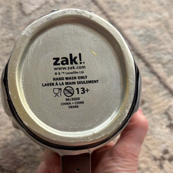 Silver Helmet Ceramic Mug — Sci‑Fi Inspired Drinkware - Picture 2 of 10